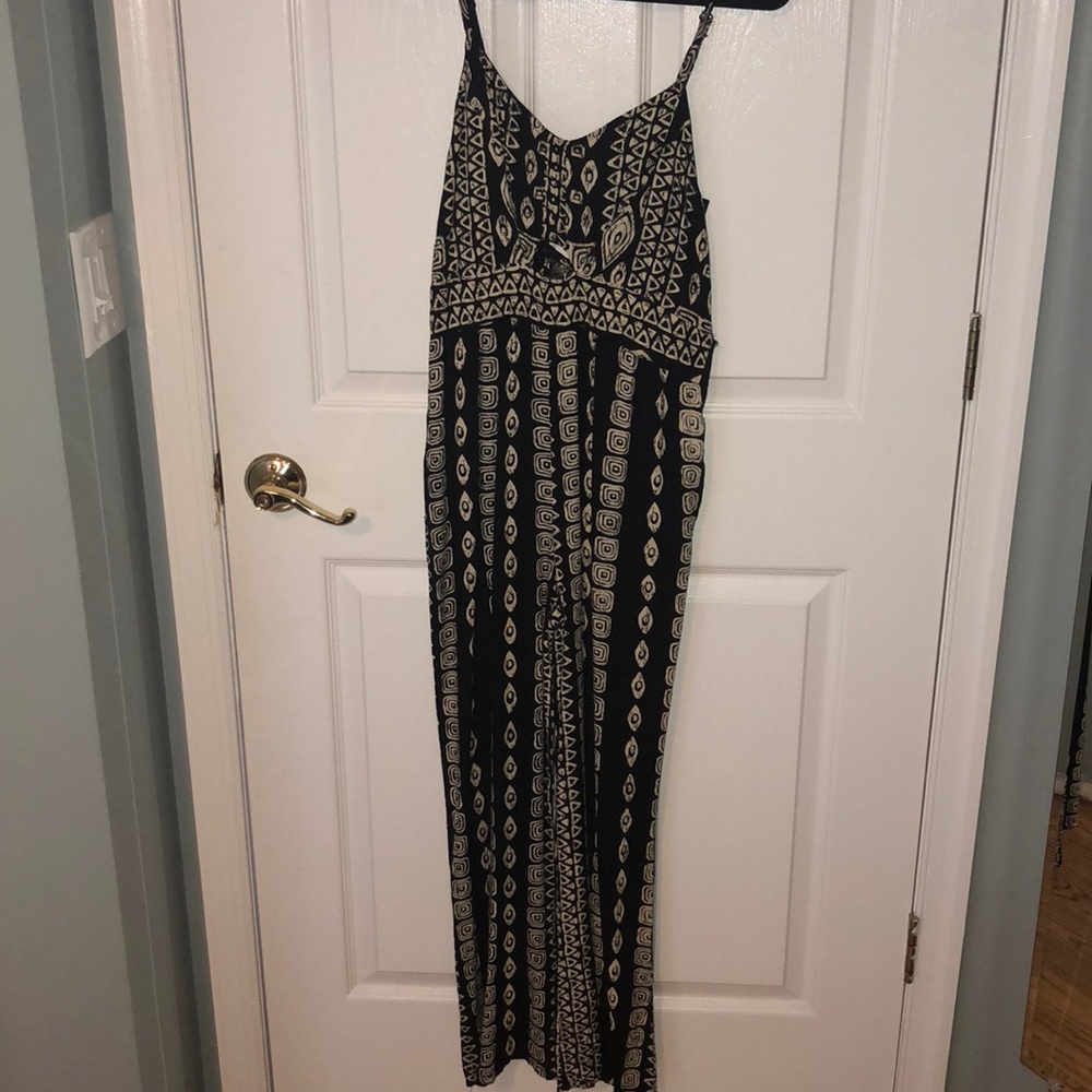 Black and white jumpsuit